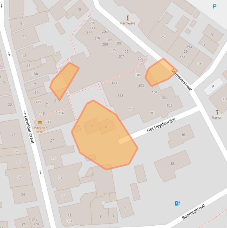 Kaart van postcodegebied 7141EN.
