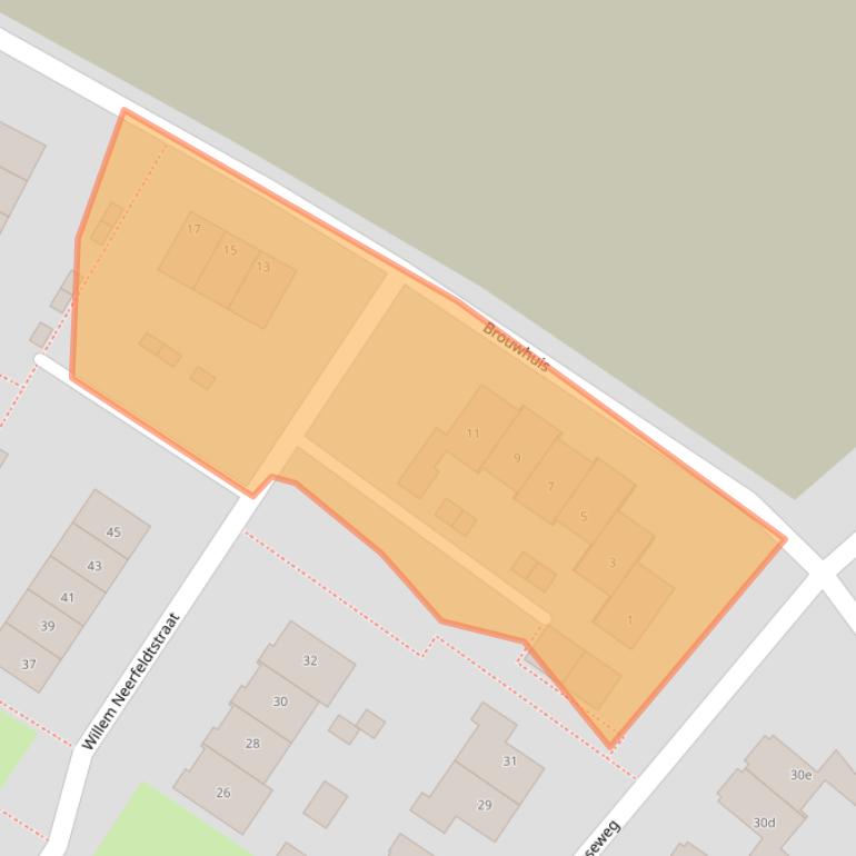 Kaart van postcodegebied 7141GD.