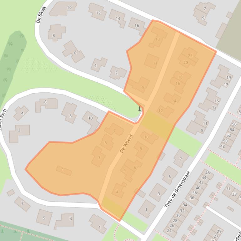 Kaart van postcodegebied 7141GK.