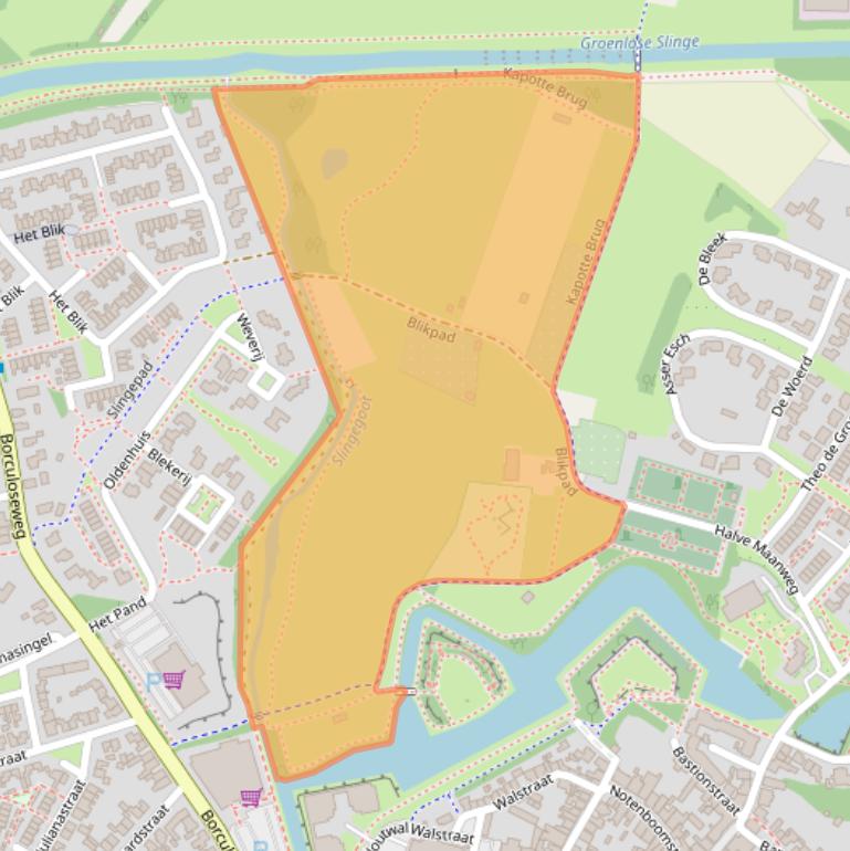 Kaart van postcodegebied 7141GP.