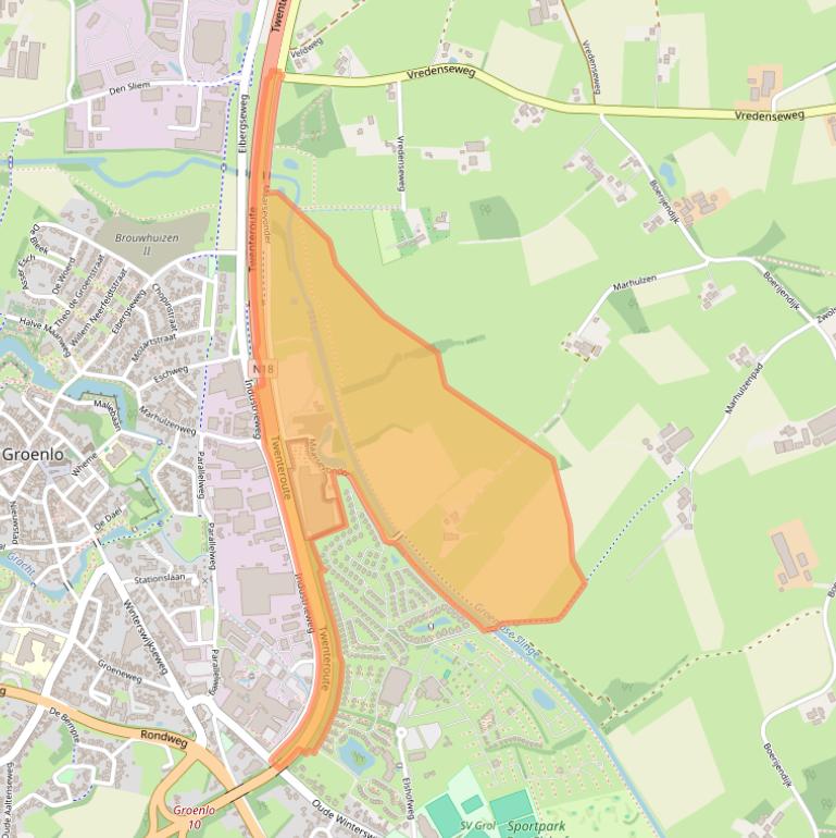 Kaart van postcodegebied 7141HG.