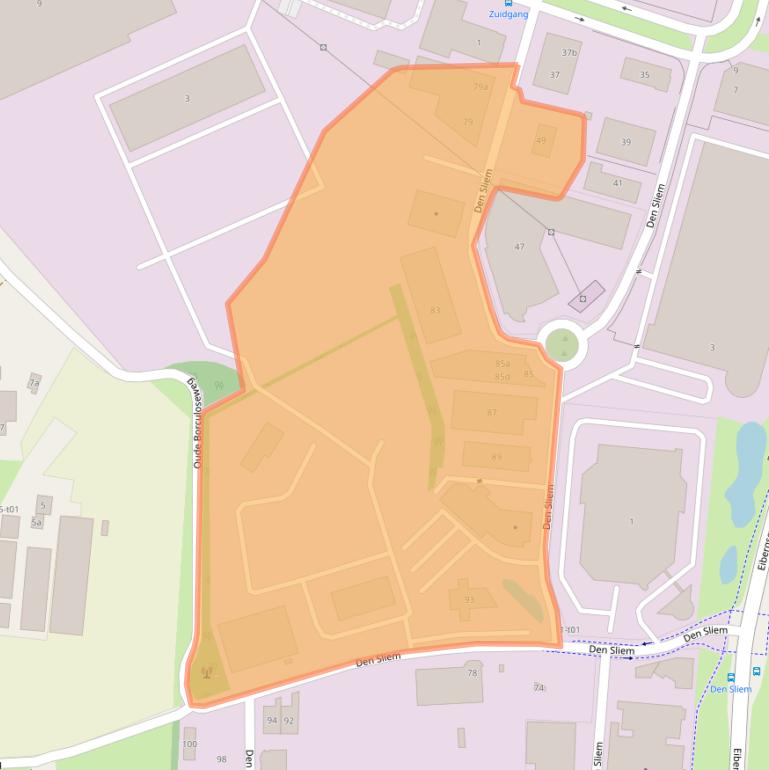 Kaart van postcodegebied 7141JG.