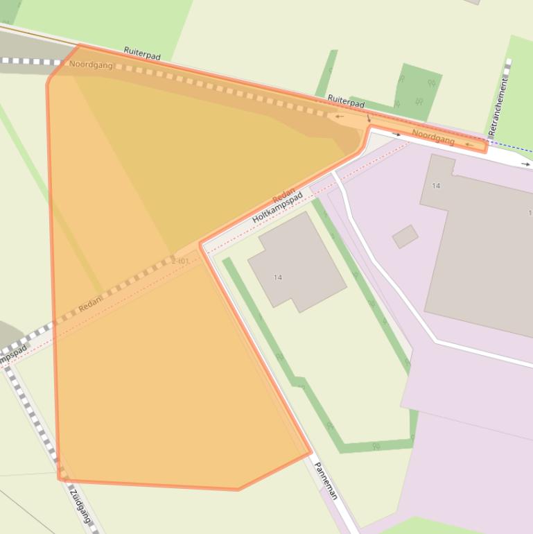 Kaart van postcodegebied 7141JS.