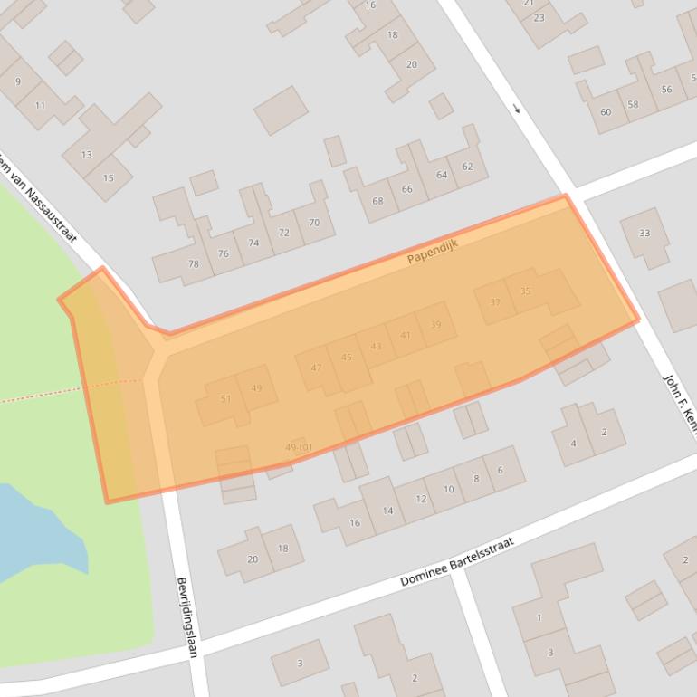 Kaart van postcodegebied 7141KG.