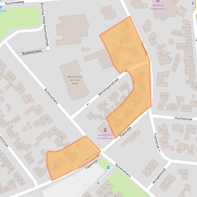 Kaart van postcodegebied 7141KH.