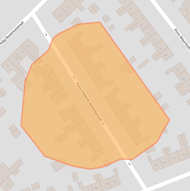 Kaart van postcodegebied 7141KM.
