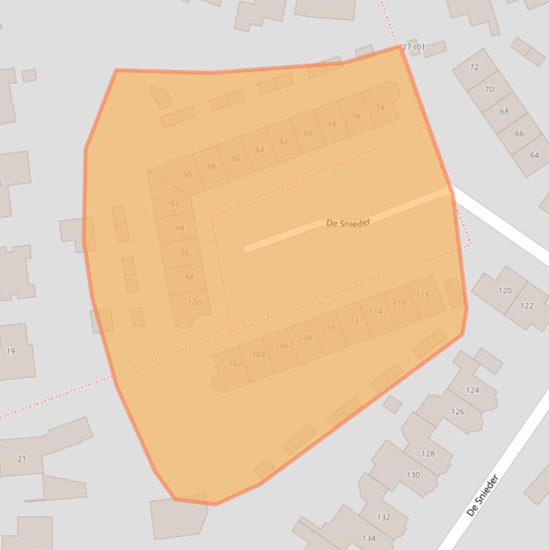 Kaart van postcodegebied 7141NK.