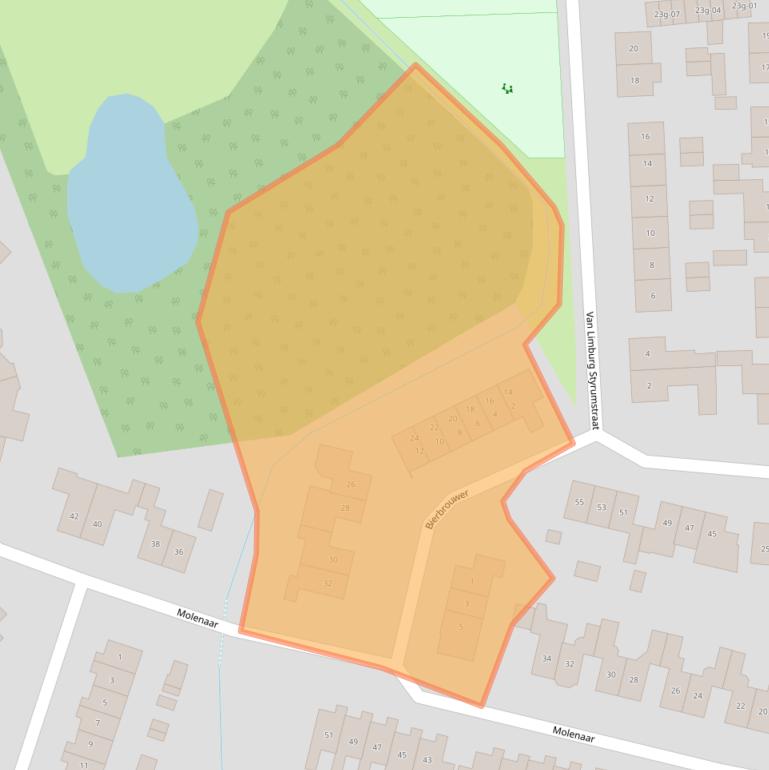 Kaart van postcodegebied 7141PC.