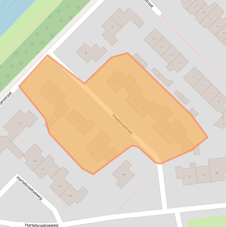 Kaart van postcodegebied 7141TS.