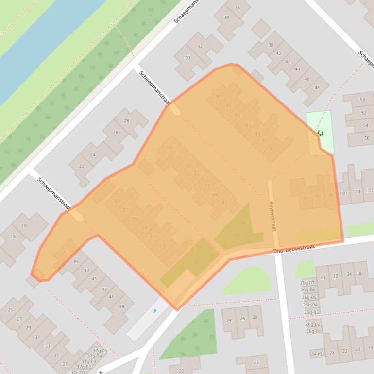 Kaart van postcodegebied 7141TV.