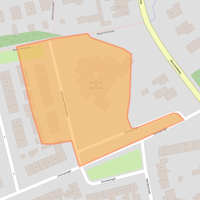 Kaart van postcodegebied 7141VN.