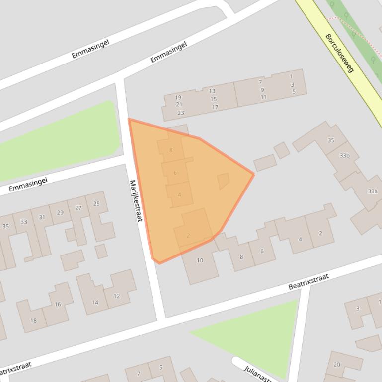 Kaart van postcodegebied 7141XT.