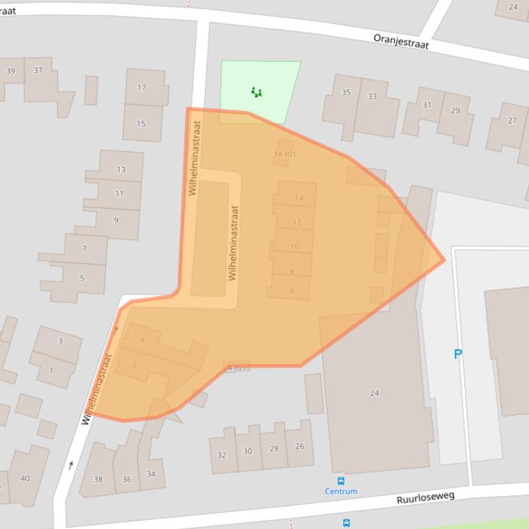 Kaart van postcodegebied 7141XZ.