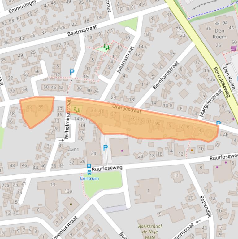 Kaart van postcodegebied 7141ZD.