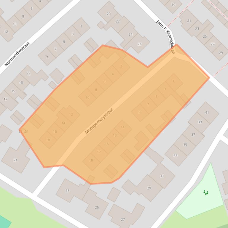 Kaart van postcodegebied 7141ZR.