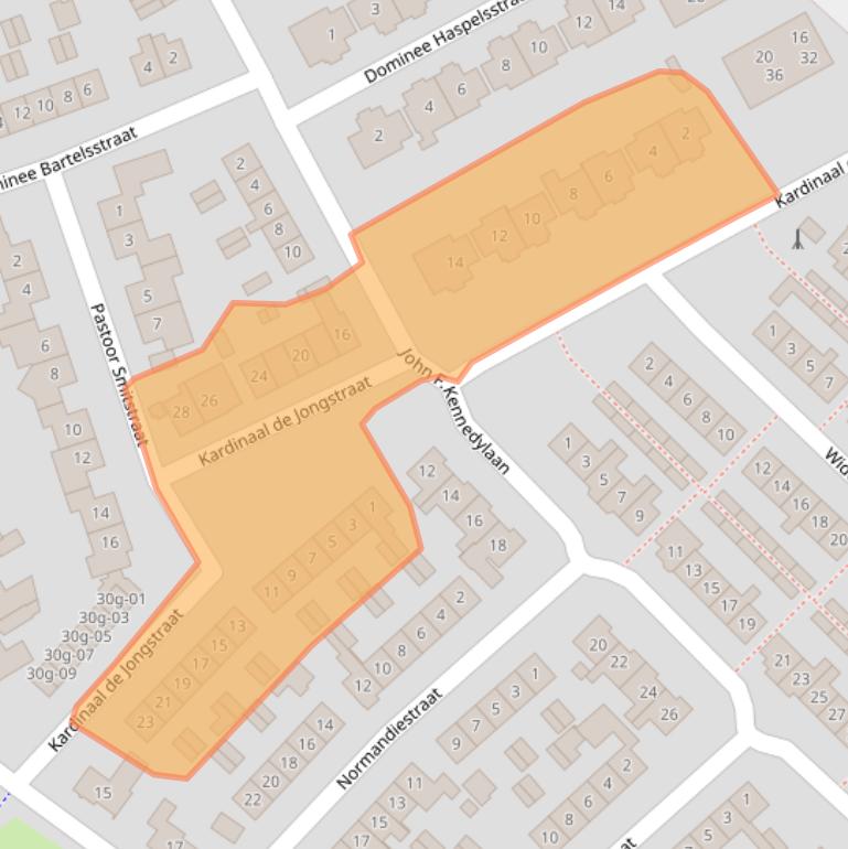 Kaart van postcodegebied 7141ZT.