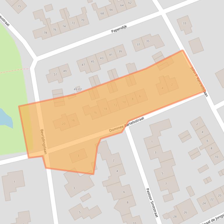 Kaart van postcodegebied 7141ZW.