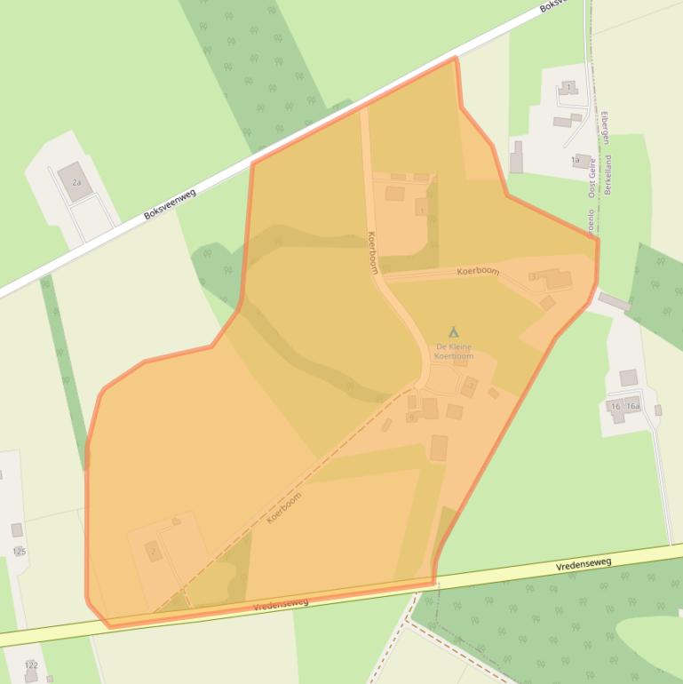 Kaart van postcodegebied 7142JB.