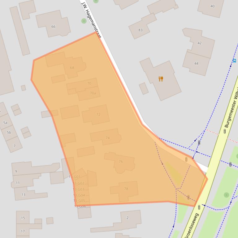 Kaart van postcodegebied 7151AK.