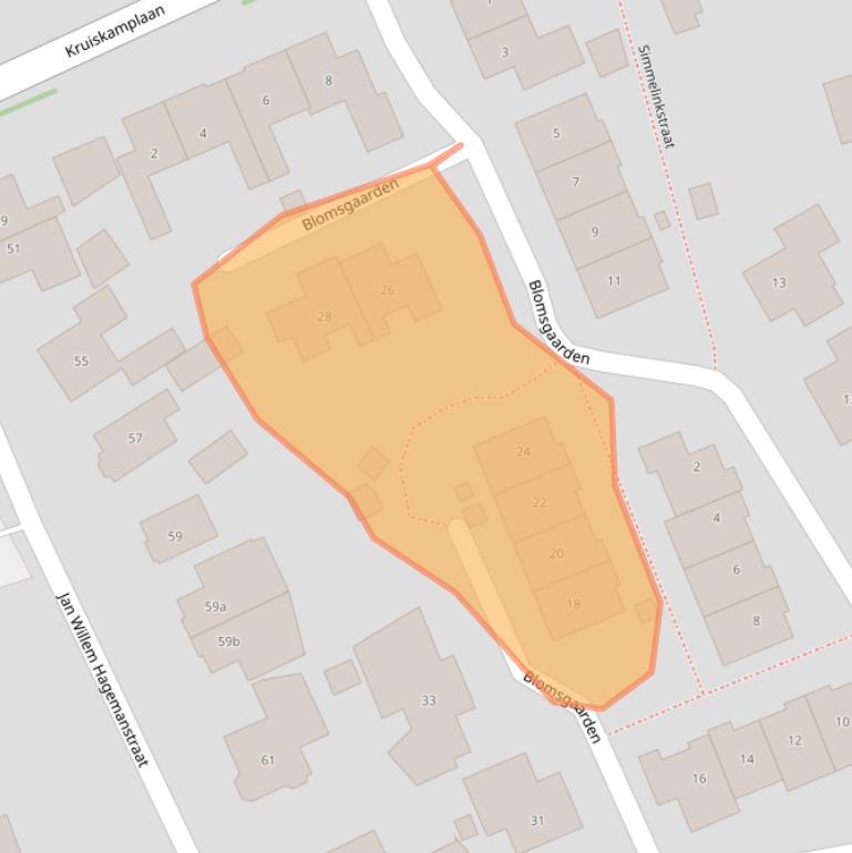 Kaart van postcodegebied 7151AM.