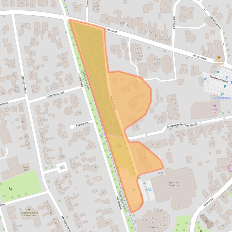 Kaart van postcodegebied 7151BN.
