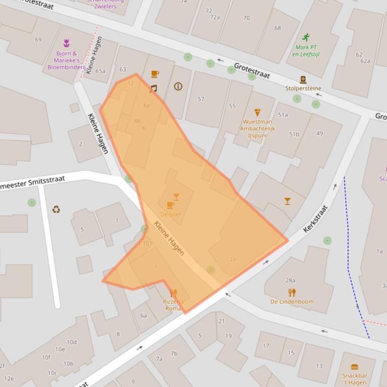 Kaart van postcodegebied 7151BR.