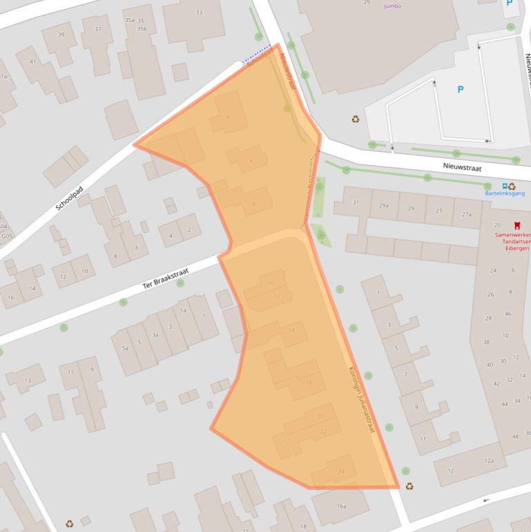 Kaart van postcodegebied 7151CH.