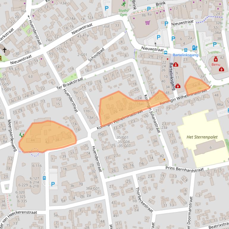Kaart van postcodegebied 7151CP.