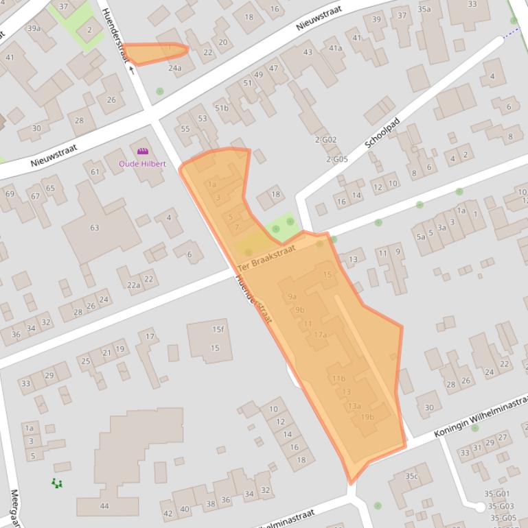 Kaart van postcodegebied 7151DA.