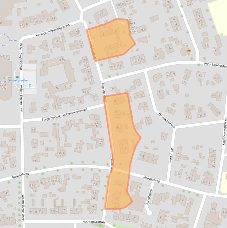 Kaart van postcodegebied 7151DB.