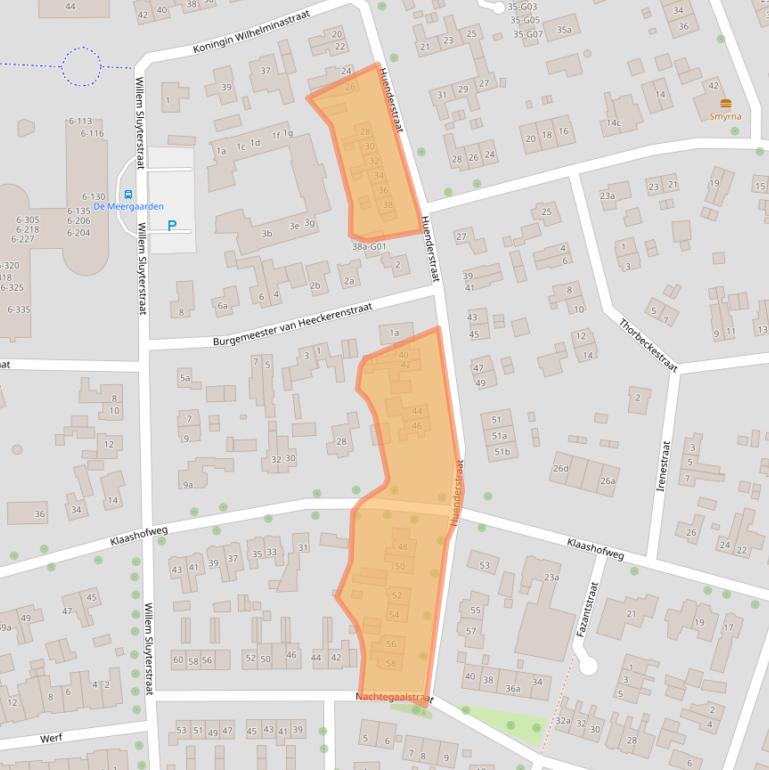 Kaart van postcodegebied 7151DD.