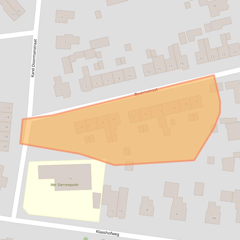 Kaart van postcodegebied 7151DL.