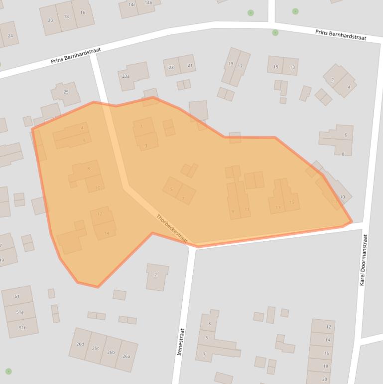 Kaart van postcodegebied 7151DN.