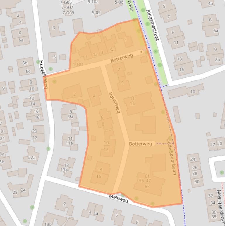 Kaart van postcodegebied 7151ED.