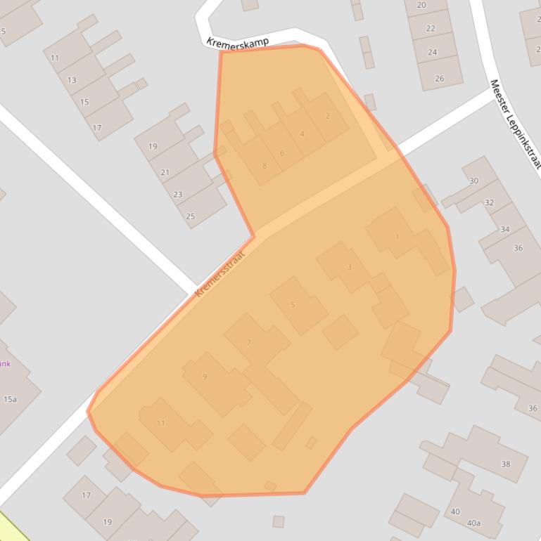 Kaart van postcodegebied 7151ER.