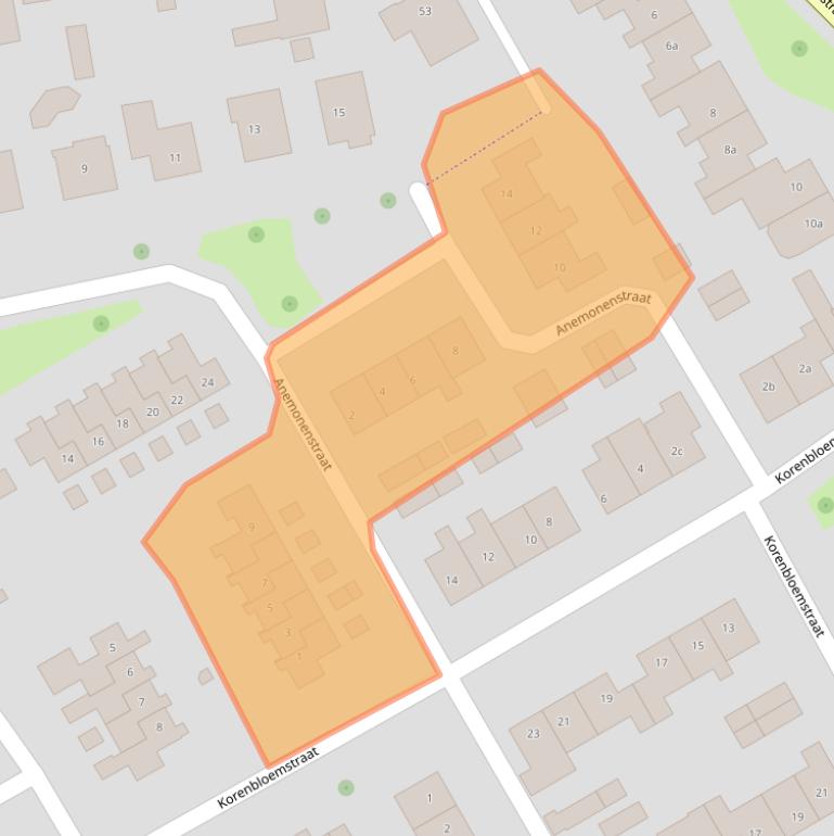 Kaart van postcodegebied 7151GC.