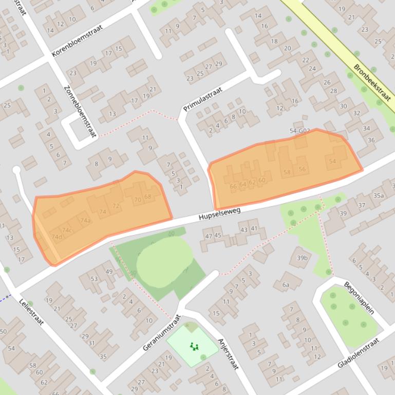 Kaart van postcodegebied 7151GP.