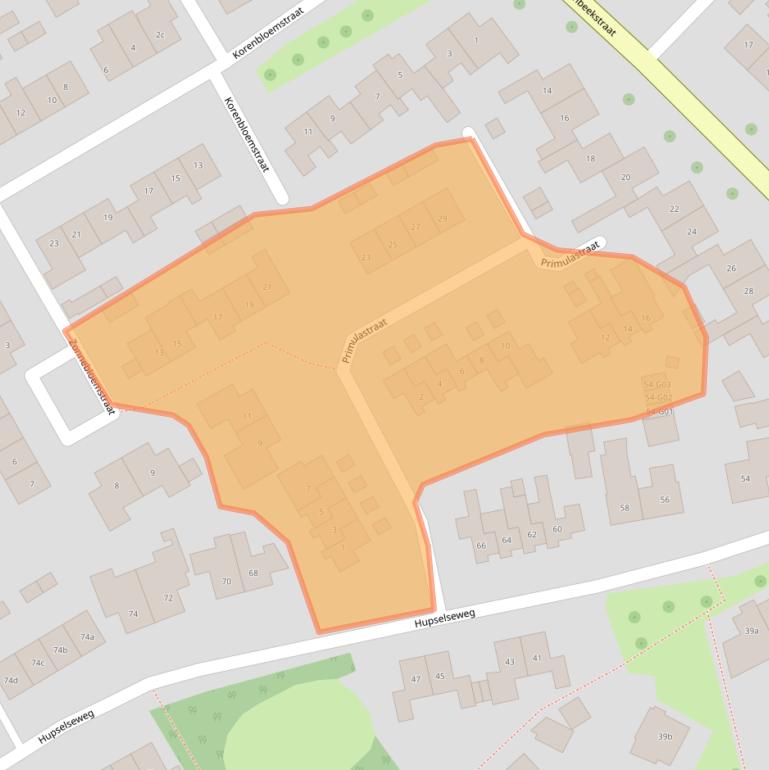 Kaart van postcodegebied 7151GR.