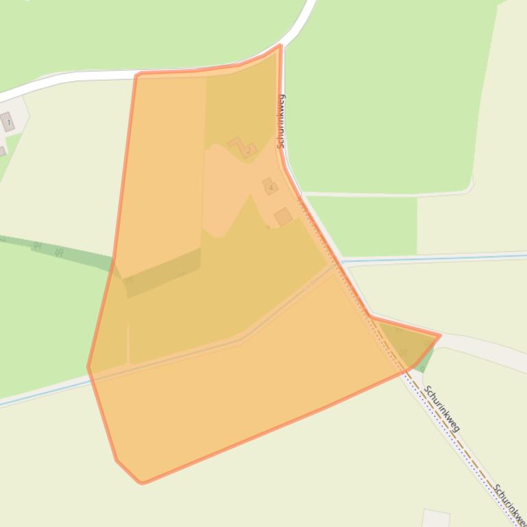 Kaart van postcodegebied 7151HJ.