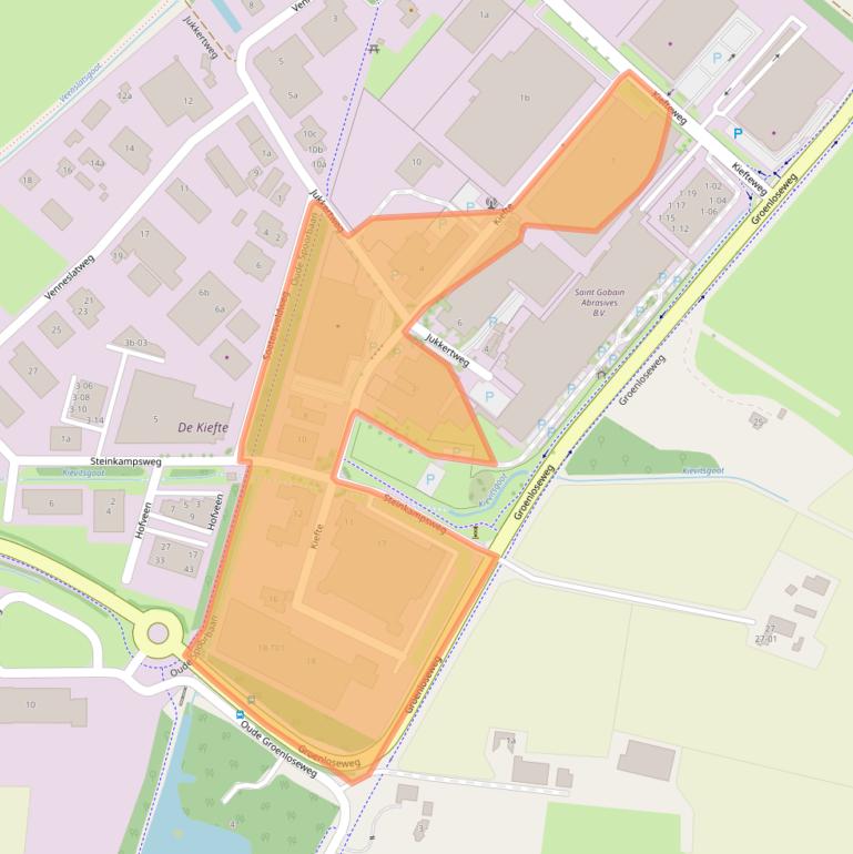 Kaart van postcodegebied 7151HZ.