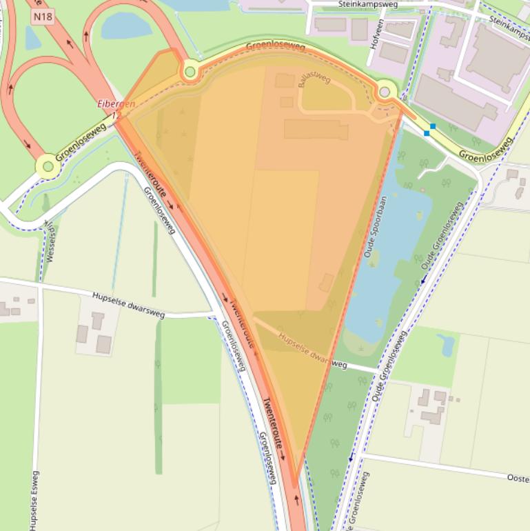 Kaart van postcodegebied 7151JC.