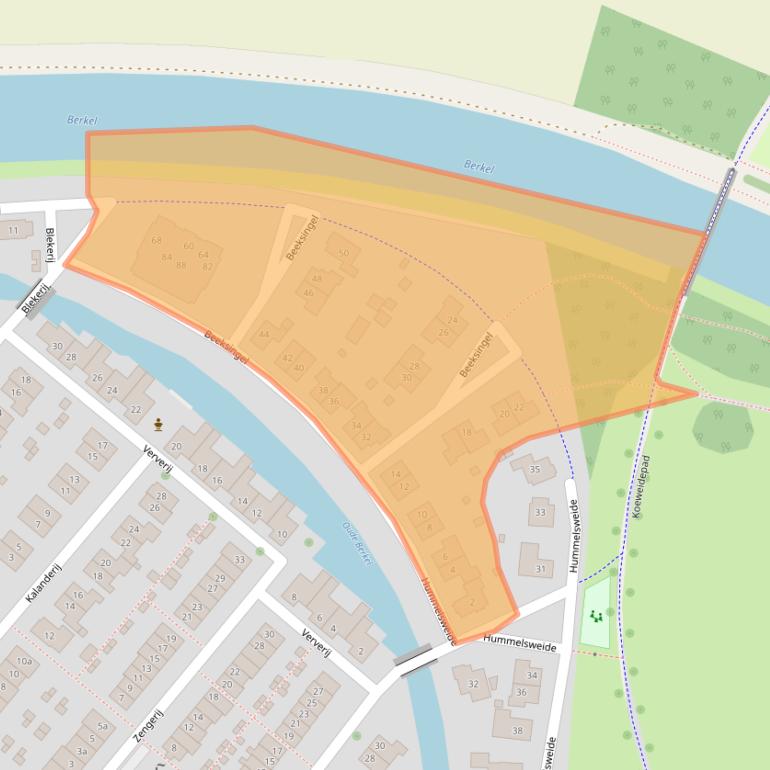 Kaart van postcodegebied 7151KD.