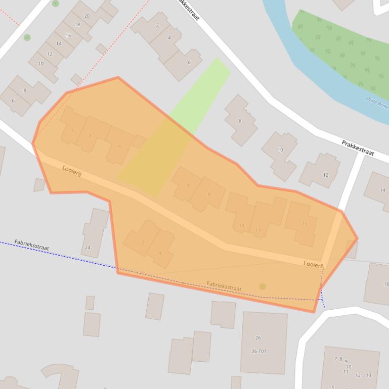 Kaart van postcodegebied 7151KM.