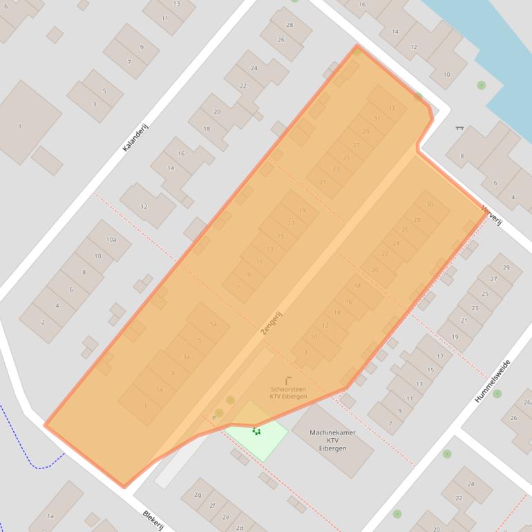 Kaart van postcodegebied 7151KP.