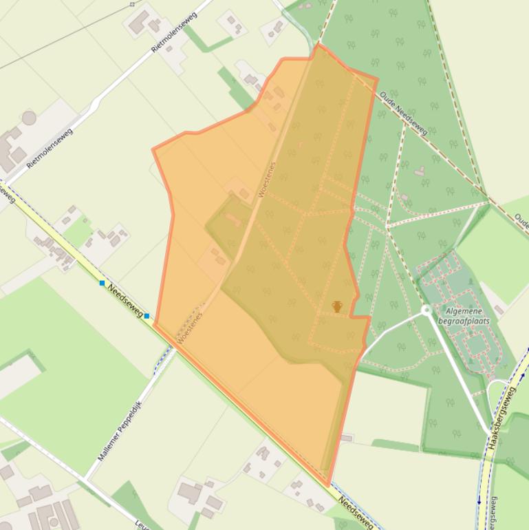 Kaart van postcodegebied 7151MG.