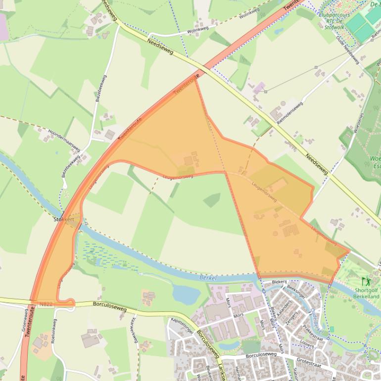 Kaart van postcodegebied 7151ML.