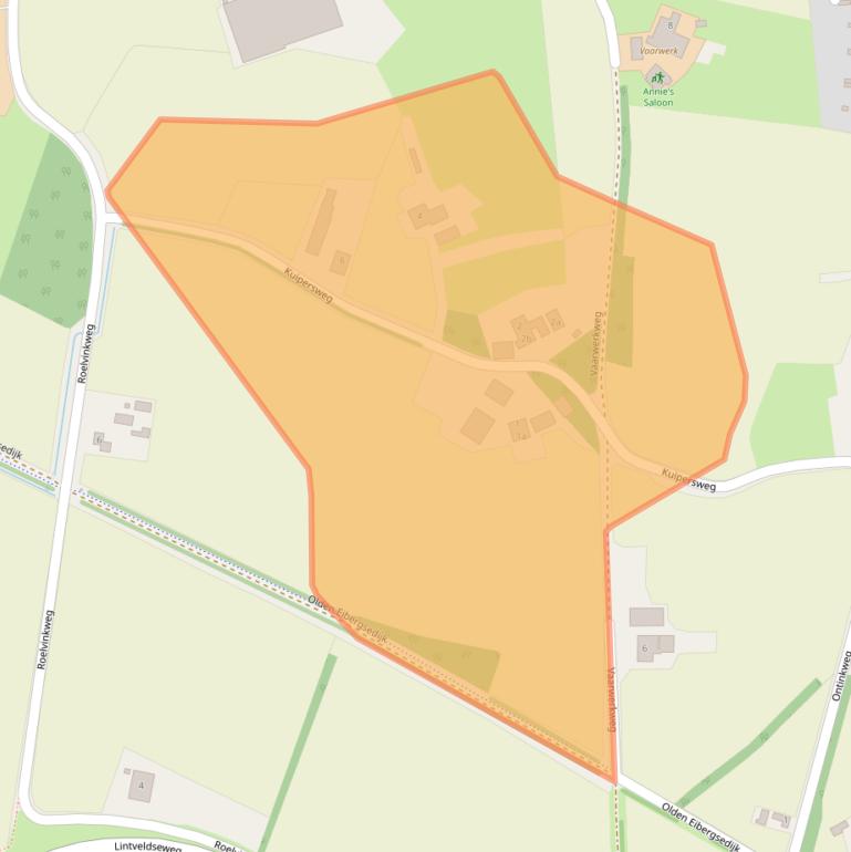 Kaart van postcodegebied 7151MT.