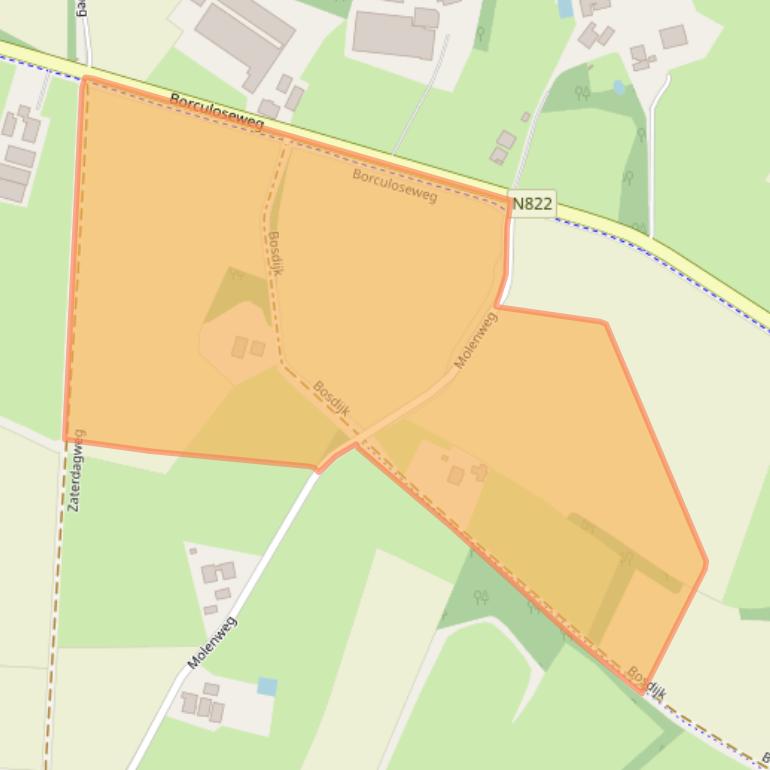 Kaart van postcodegebied 7151NA.