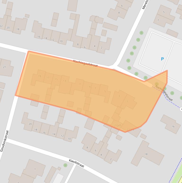 Kaart van postcodegebied 7151TT.