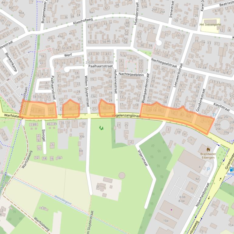 Kaart van postcodegebied 7151VD.